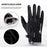 KYNCILOR For Outdoor Exercise Work Winter Warm Gloves Fleece Windproof Waterproof Gloves - Black/L - 6