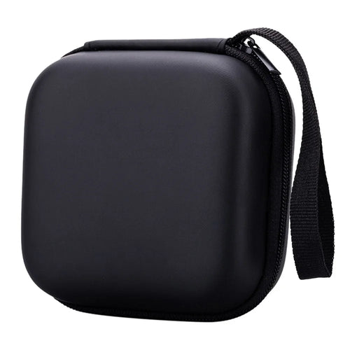 Portable Earbuds Case EVA+PU Waterproof Earphone Data Cable Storage Bag Travel Carrying Case - 1