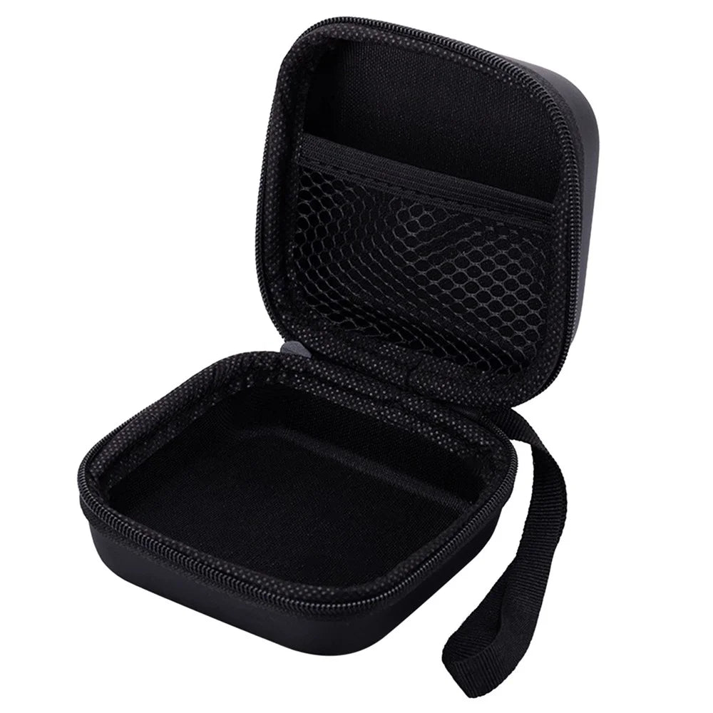 Portable Earbuds Case EVA+PU Waterproof Earphone Data Cable Storage Bag Travel Carrying Case - 4