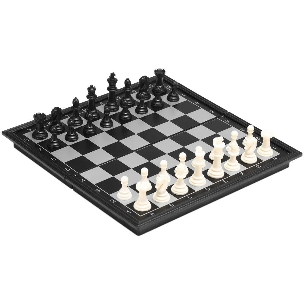 Magnetic Set Folding Chess Board Educational Toys Parlor Game Outdoor Portable Parent-Child Toy - S - 1