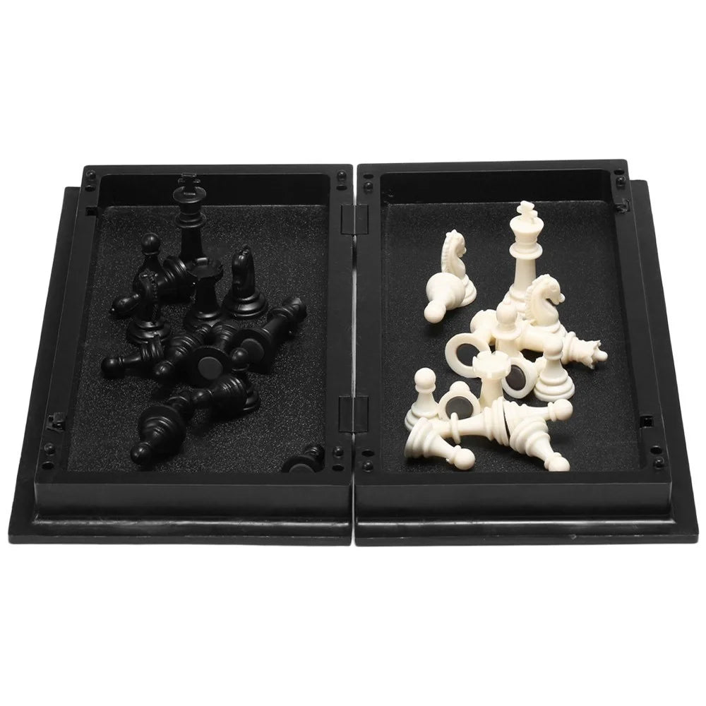 Magnetic Set Folding Chess Board Educational Toys Parlor Game Outdoor Portable Parent-Child Toy - S - 3