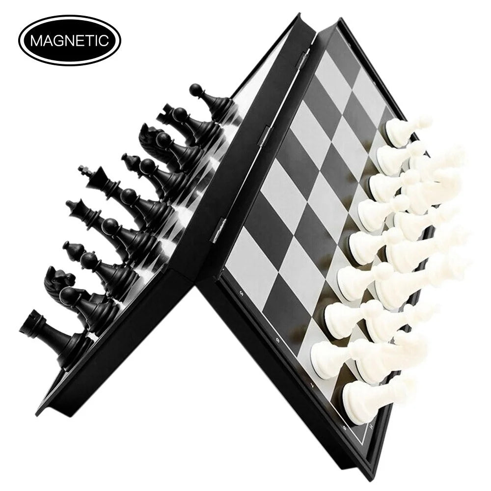 Magnetic Set Folding Chess Board Educational Toys Parlor Game Outdoor Portable Parent-Child Toy - S - 6