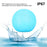 Dimmable Floatings Pool Light with RF Remote Control 16 Colors & 3 Dynamic Modes RGBW Color Changing LEDs Ball Lights - 6PCS - 2