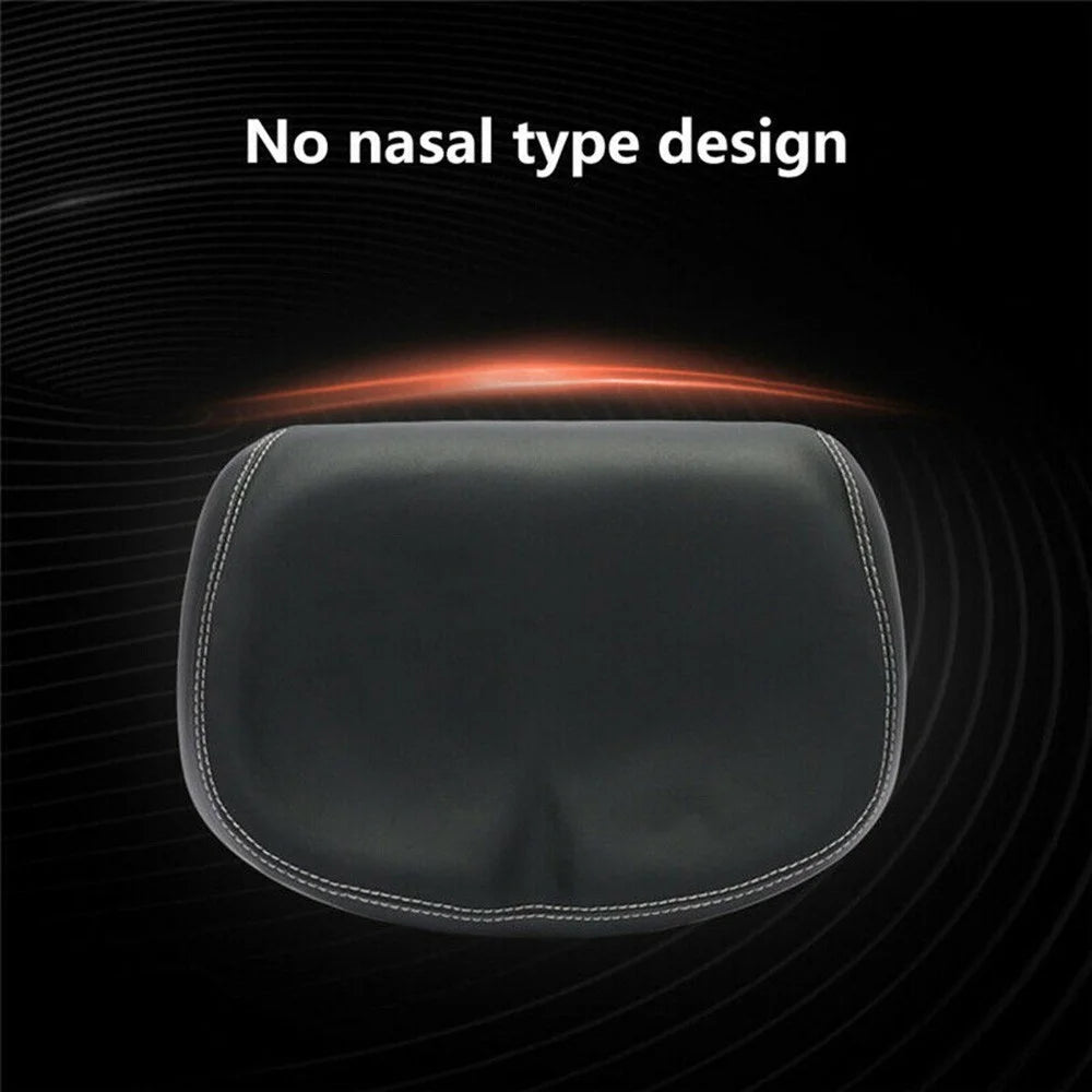 Big Ass Bike Cycling Noseless Saddle Wide Large Soft PU Pad Seat - Black - 3
