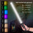LIYADI RGB Handheld LED Light Wand Rechargeable Photography Light Stick 10 Lighting Modes 12 Brightness Levels 1000 Lumens 3200-5600K Color Temperature with Portable Bag Hanging Loop Remote Control - 2