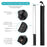 LIYADI RGB Handheld LED Light Wand Rechargeable Photography Light Stick 10 Lighting Modes 12 Brightness Levels 1000 Lumens 3200-5600K Color Temperature with Portable Bag Hanging Loop Remote Control - 3