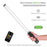 LIYADI RGB Handheld LED Light Wand Rechargeable Photography Light Stick 10 Lighting Modes 12 Brightness Levels 1000 Lumens 3200-5600K Color Temperature with Portable Bag Hanging Loop Remote Control - 4