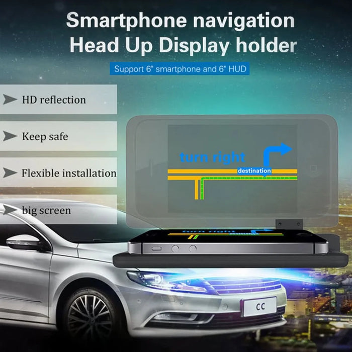 Universal Car Smartphone GPS HUD Holder - 6