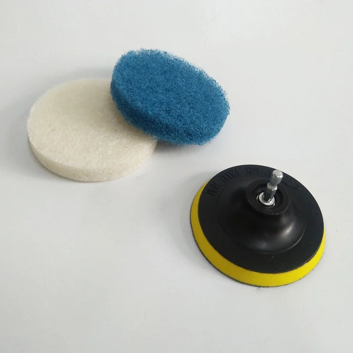 Power Scrub Pad Cleaning Kit Includes Extra Scrub Pads for Bathroom Kitchen Cleaning - 2