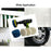 Power Scrub Pad Cleaning Kit Includes Extra Scrub Pads for Bathroom Kitchen Cleaning - 6