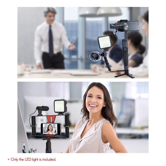 Jumpflash L49R LED Video Light Dimmable On Camera Fill Light for Photography Video - 3