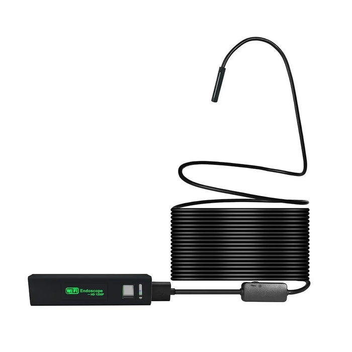 1200P Digital Handheld USB WiFi Endoscope Camera 8LEDs Adjustable IP68 Waterproof - Hard Wire 10m - 1