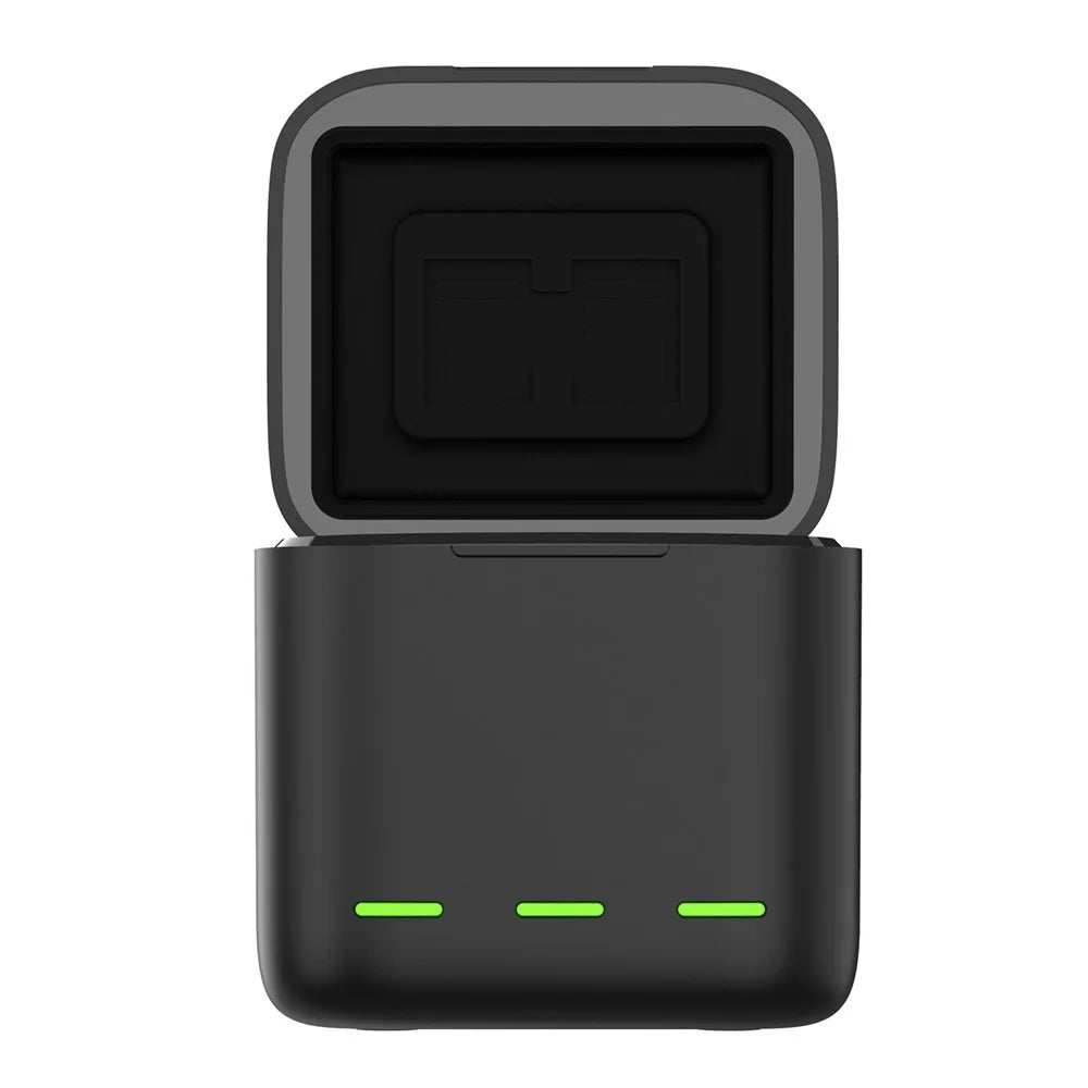TELESIN GP-BCG-901 3-Channel USB Battery Quick Charger Batteries Storage Carrying Case - 4