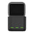 TELESIN GP-BCG-901 3-Channel USB Battery Quick Charger Batteries Storage Carrying Case - 4