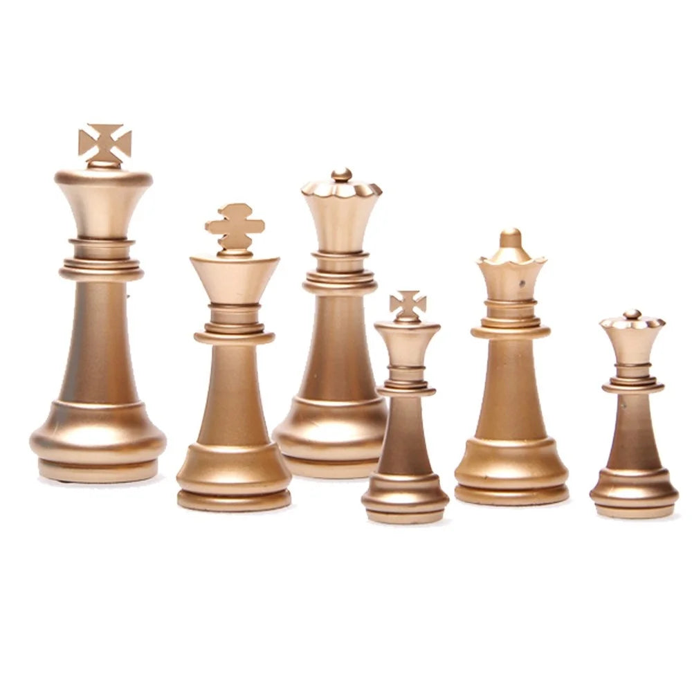 For Parent-Child Toy Folding Portable Plastic Magnetic Chess Set Lightweight Board Game - S - 2