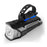 USB Rechargeable Bike Front Light Cycle Headlight with Bicycle LED Speedometer Odometer - Black - 2