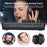 X6mini External Live Sound Card Mini Sound Mixer Board for Karaoke Singing Live Streaming Music Recording 7 Adjustable Buttons with 14 Special Effects BT Connection - Black - 3