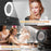 6.3 Inch 2700K-5500K Selfie Ring Video Light with Clamp Mount for Online Teaching Makeup Video Recording Live Steaming - 4