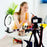 6.3 Inch 2700K-5500K Selfie Ring Video Light with Clamp Mount for Online Teaching Makeup Video Recording Live Steaming - 5