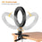 6.3 Inch 2700K-5500K Selfie Ring Video Light with Clamp Mount for Online Teaching Makeup Video Recording Live Steaming - 7