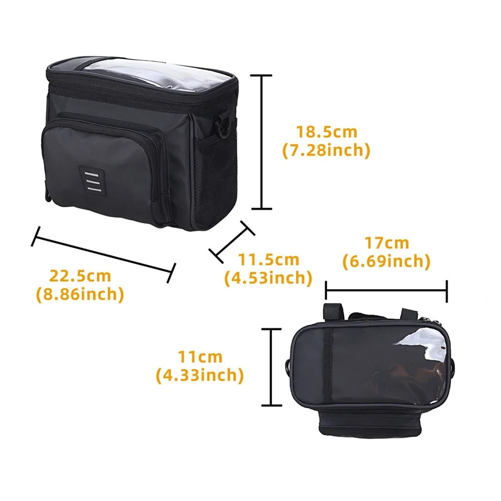 Cycling Bike Insulated Cooler Bag Handlebar Front Bag - 2