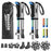 KODENOR 2 PCS Collapsible Trekking Pole Set For Trekking Camping Traveling Climbing Short Style  - Blue - 1