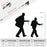 KODENOR 2 PCS Collapsible Trekking Pole Set For Trekking Camping Traveling Climbing Short Style  - Blue - 5