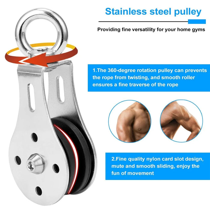F054A Fitness DIY Pulley Cable Machine Attachment System Loading Pin Lifting Arm Biceps Triceps Blaster Hand Strength Training Equipment - Type A - 4