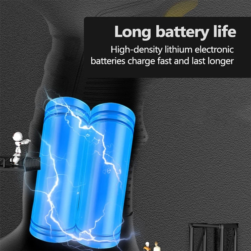 120W Wireless Car Air Compressor Handheld Tire Inflator USB Rechargeable Digital Display Inflatable Pump Pressure Gauge - 4