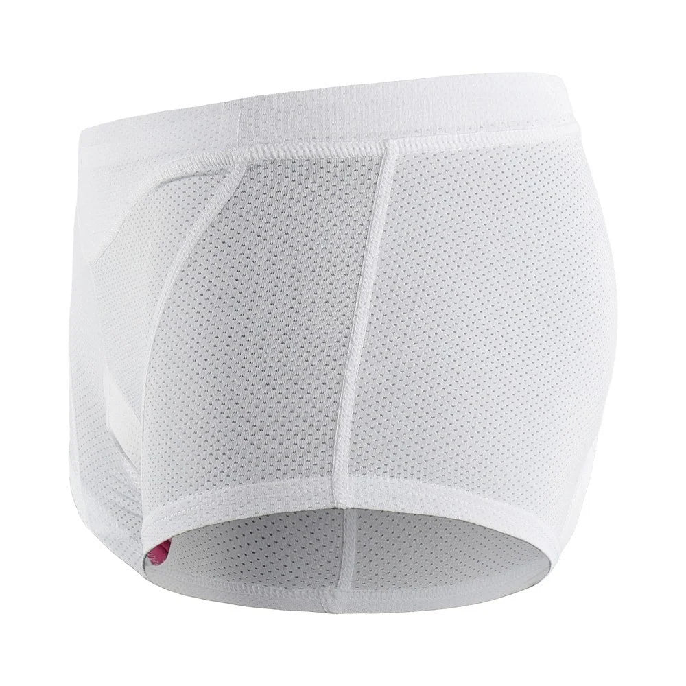 Bike Underwear 3D Gel Padded Bicycle Briefs for Women - White/S - 7