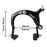 High-Strength Aluminum Bicycle Brakes Long Arm Pliers Brake Calipers C Brake for City Cycling Road Bike - 2