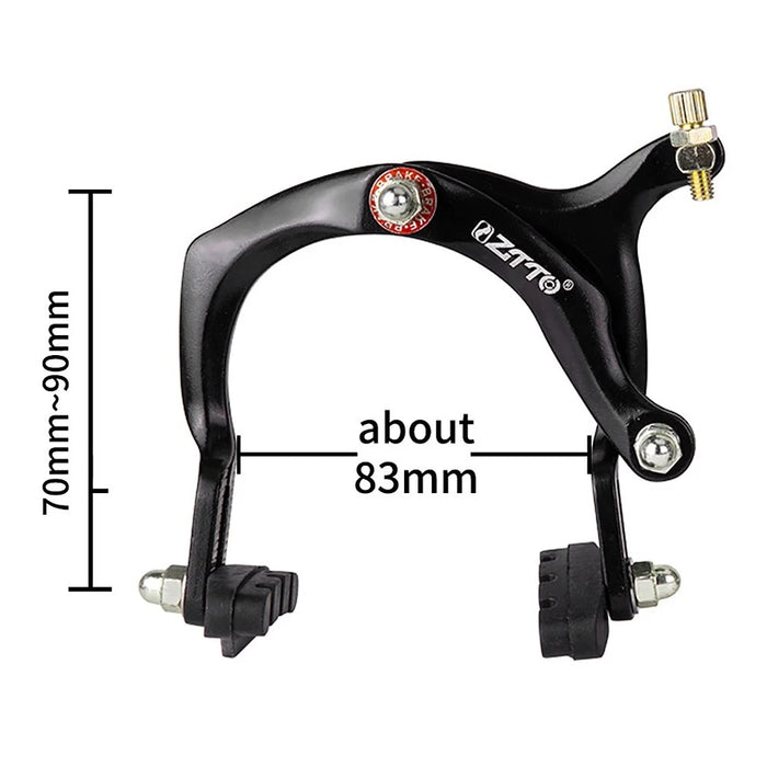 High-Strength Aluminum Bicycle Brakes Long Arm Pliers Brake Calipers C Brake for City Cycling Road Bike - 2