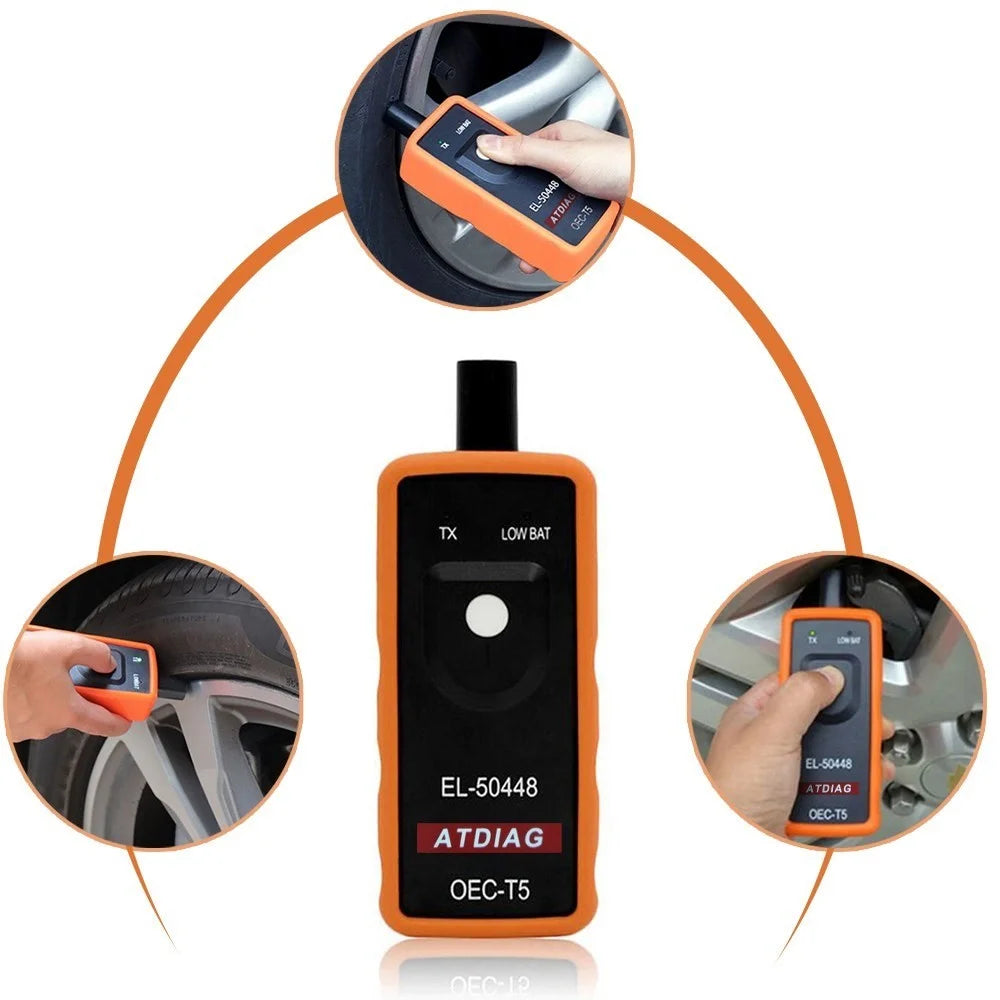 TPMS Activation Tool Relearn Tool EL-50448 Auto Tire Pressure Monitor Sensor Reset OEC-T5 for GM Series Vehicle - 6
