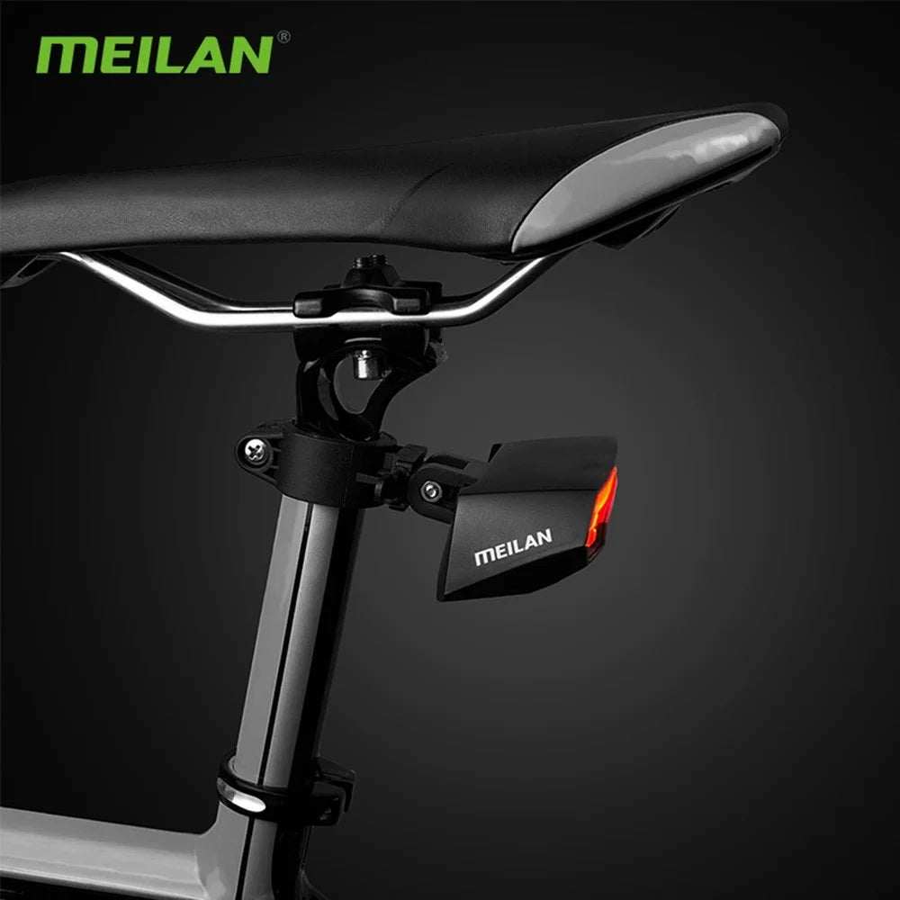 MEILAN X5 Bicycle Rear Light Ultra Bright USB Rechargeable Bicycle Taillights Waterproof Helmet Light 3 Light Mode Headlights - 3