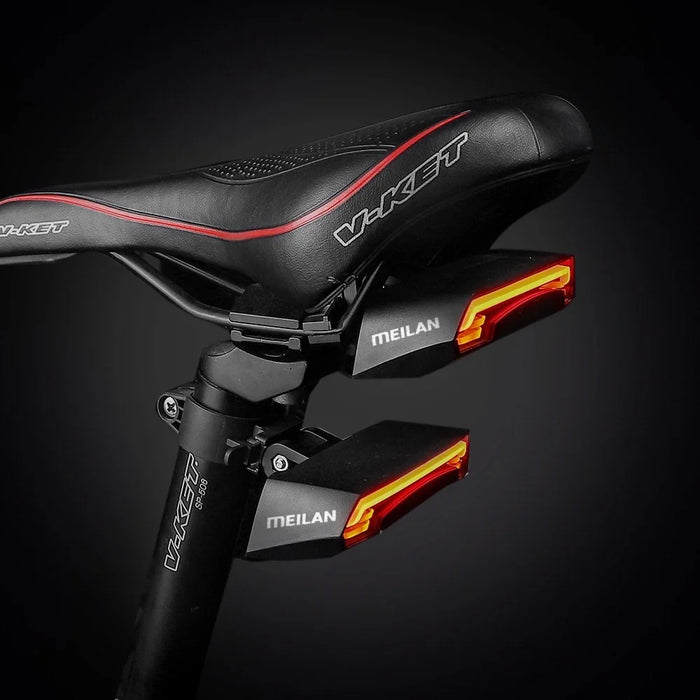 MEILAN X5 Bicycle Rear Light Ultra Bright USB Rechargeable Bicycle Taillights Waterproof Helmet Light 3 Light Mode Headlights - 6