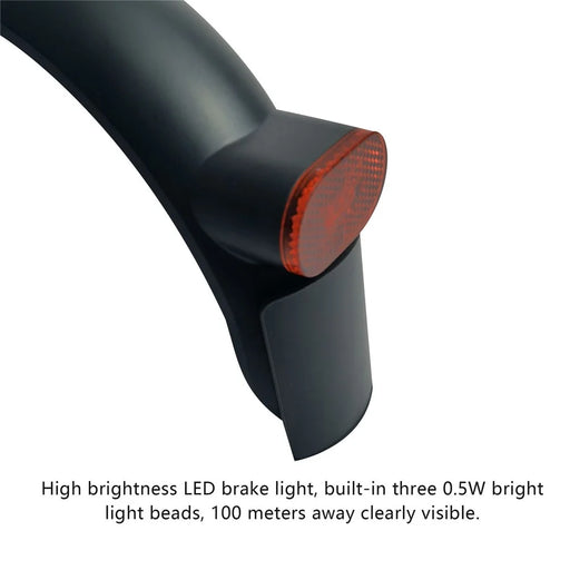 Fenders with Rear Tail Lamp Universal High Brightness Brake Light Led Brake Lights with Mudguards for PRO2 Electric Scooter - 2
