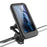Bicycle Mobile Phone Bracket Universal Waterproof Motorcycle Handlebar Support Frame Cell Phone Holder, Size: L - Black - 3