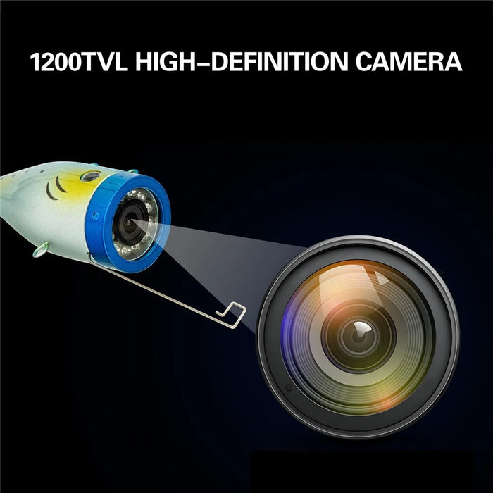 7 Inch 1200TVL For Ice Sea Underwater Fishing Camera Fish Finder with LED Lamps - 4