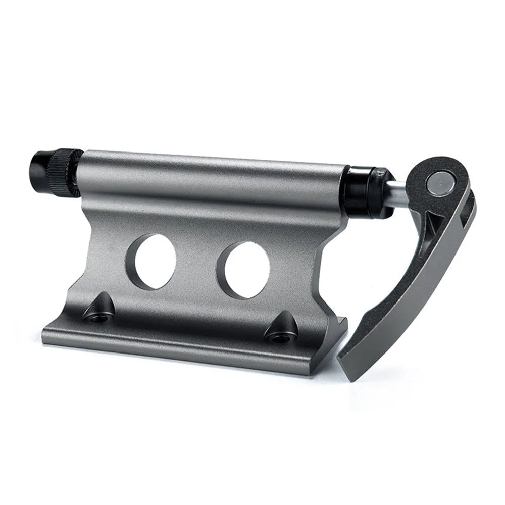 Bike Block Fork Mount Quick Release Bicycle Carrier Bicycle Front Fork Fixed Clip - Silver - 1