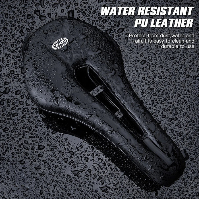 Exercise Bike Seat Cushion Shock Absorbing Replacement Padded Hollow Design Bicycle Saddle - 6