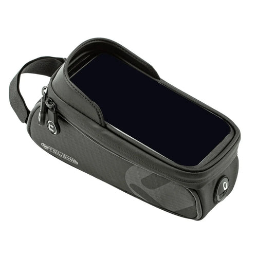 CYCLING 1L Waterproof Bicycle Tube Top Bag Bike Front Frame Touch Screen Phone Case Bag - 1