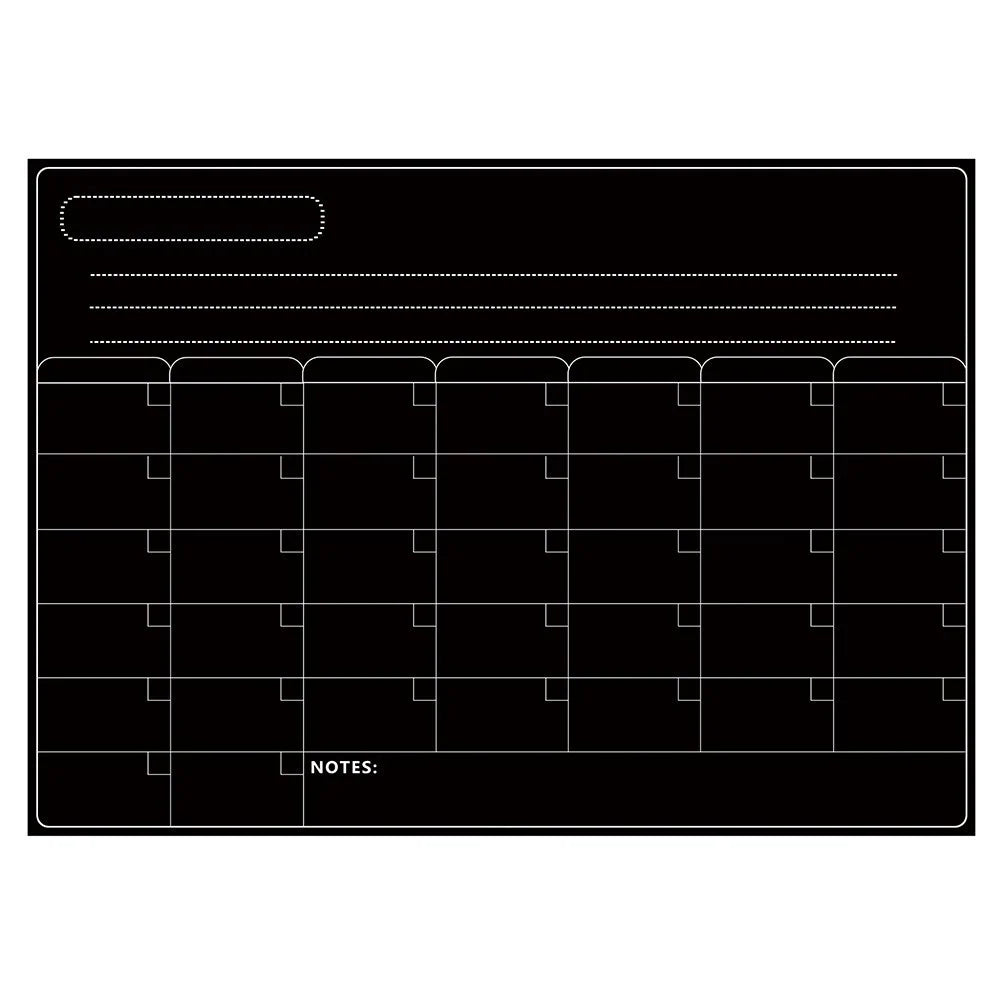 Magnetic Dry Erase Calendar board Refrigerator Stickers Kitchen Fridge Board for Weekly Monthly Schedule Daily Planner To-Do List - 1