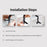 Adjustable Earphone Stand Clip-edge Headphone Holder Bracket Metal Clamp Hook Desktop Mount Headset Hanger - Black - 4