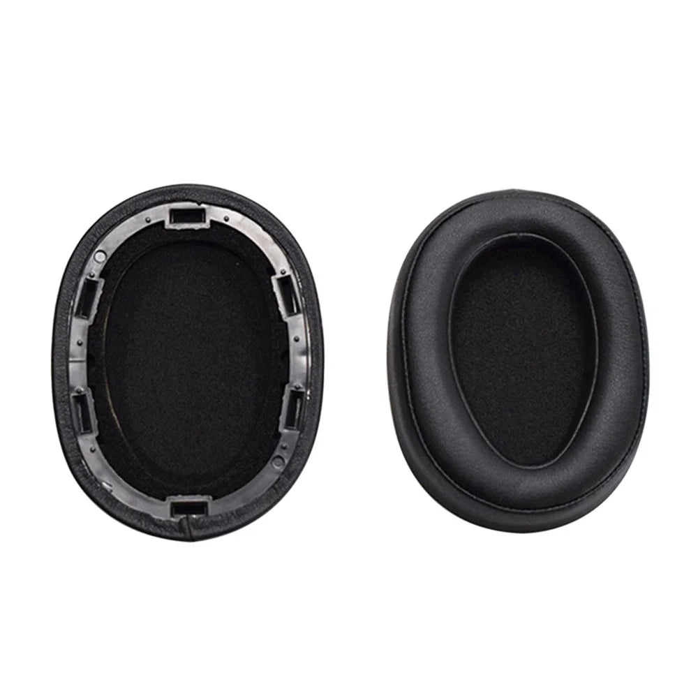 1 Pair Dust-proof Leather Breathable Headphones Cushion Replacement Ear Pads Cover for Sony MDR-100ABN WH-H900N - 5