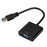 USB3.0 To VGA Adapter USB to VGA External Video Card VGA Converter - Black - 1