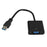 USB3.0 To VGA Adapter USB to VGA External Video Card VGA Converter - Black - 6