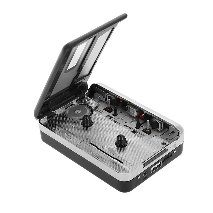 EZCAP231 Cassette Tape-to-MP3 Converter Save into USB Flash Disk Auto Partition Standalone Recorder with Earphone - 2