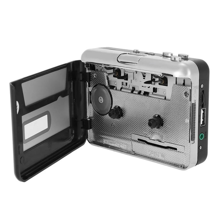 EZCAP231 Cassette Tape-to-MP3 Converter Save into USB Flash Disk Auto Partition Standalone Recorder with Earphone - 3