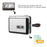 EZCAP231 Cassette Tape-to-MP3 Converter Save into USB Flash Disk Auto Partition Standalone Recorder with Earphone - 7