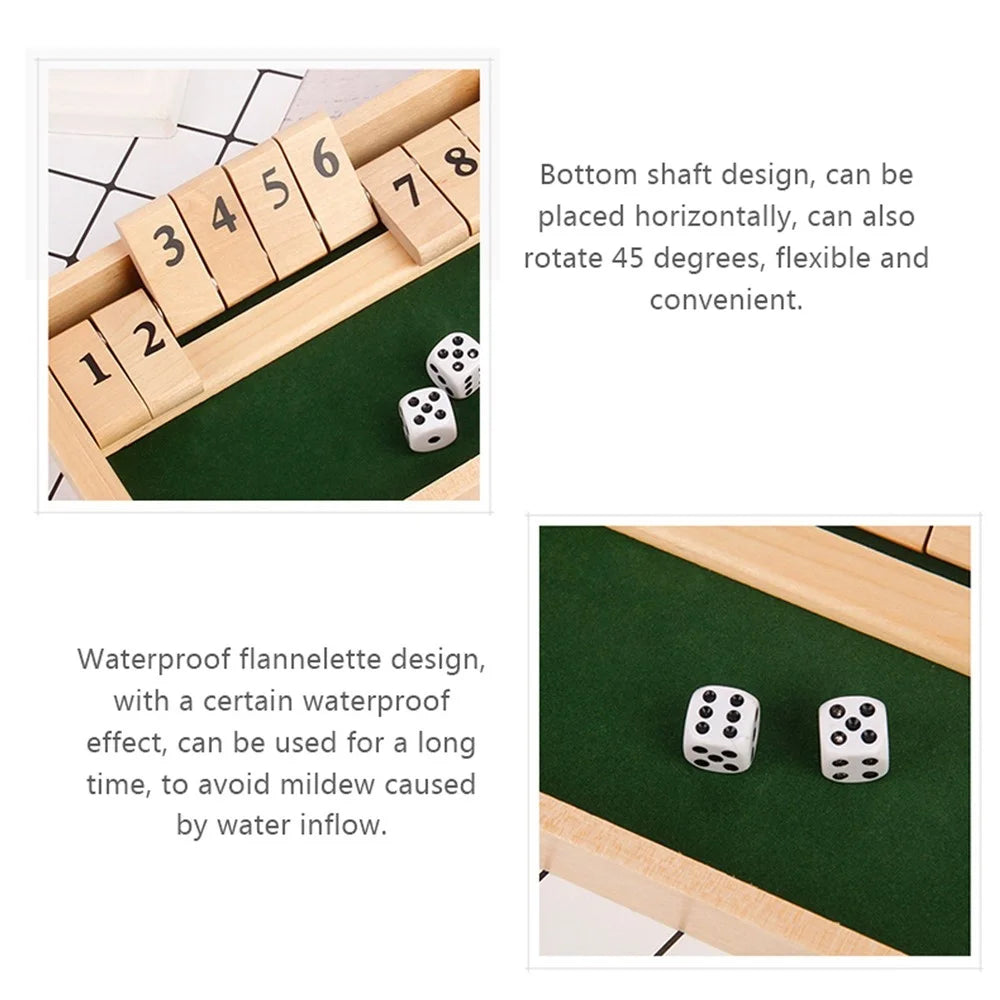 For Bar KTV Leisure Entertainment Wooden Toys Game Dices Set - 4